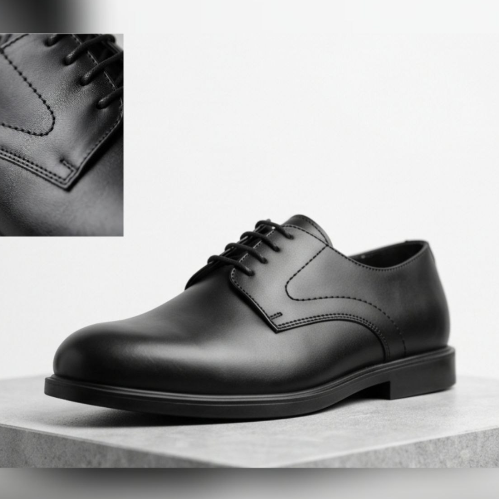 Men's Genuine Leather Classic Shoes – Premium Rubber Sole | Sizes 41-45 (2)