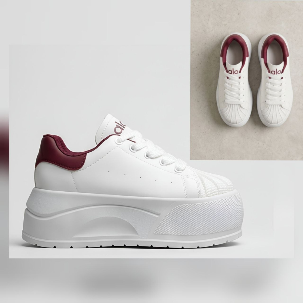 Women’s Platform Sneaker – 6 CM Elevated Style 👟✨  (S-512)