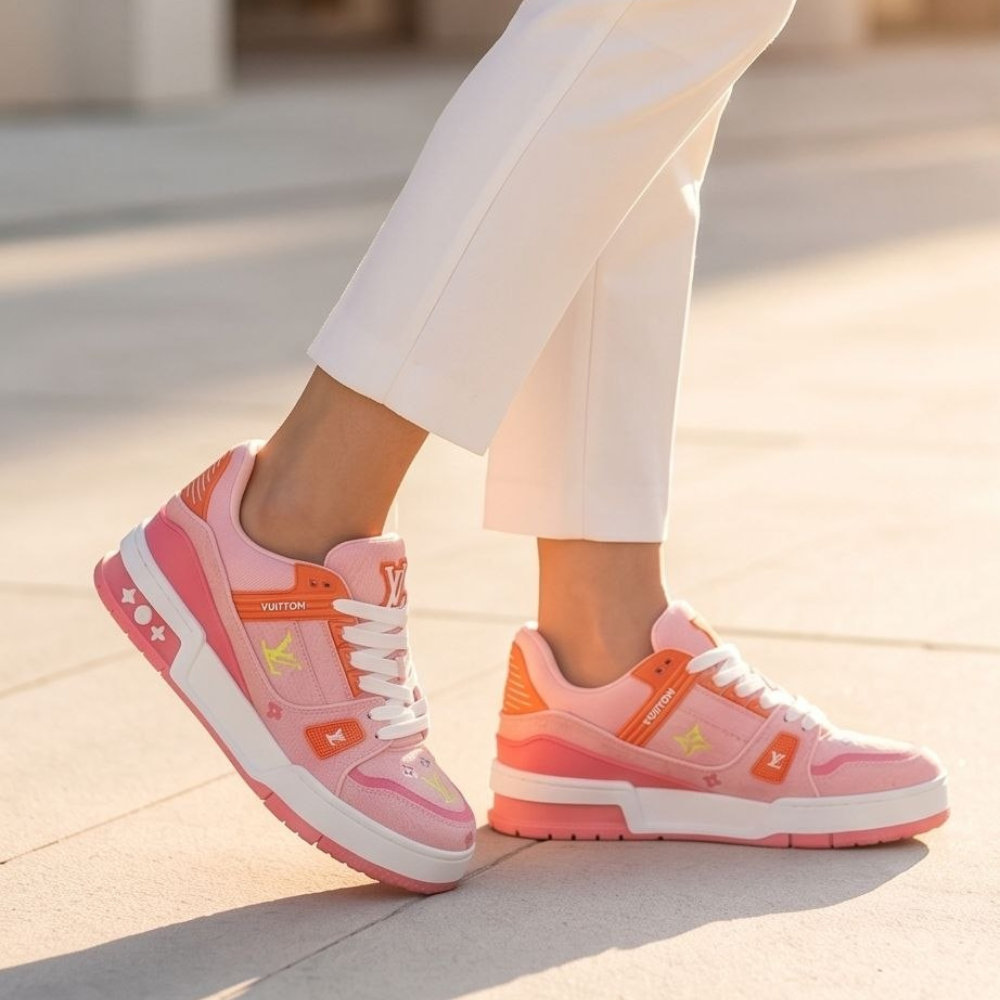 Women’s Denim Style Sneakers – Casual Street Look  (R02)👟💙