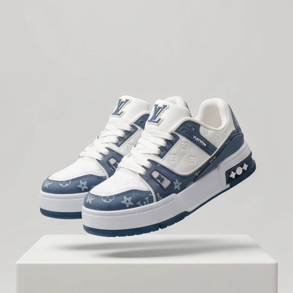 Women’s Denim Style Sneakers – Casual Street Look  (R01)👟💙