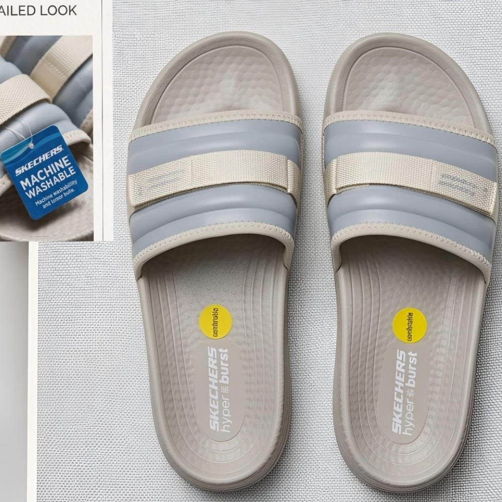 Skechers Hyper Burst Slides – Premium Imported Comfort Slippers