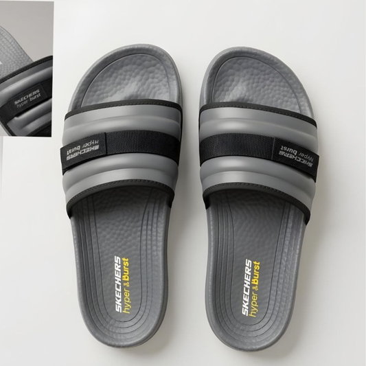 Skechers Hyper Burst Slides – Premium Imported Comfort Slippers