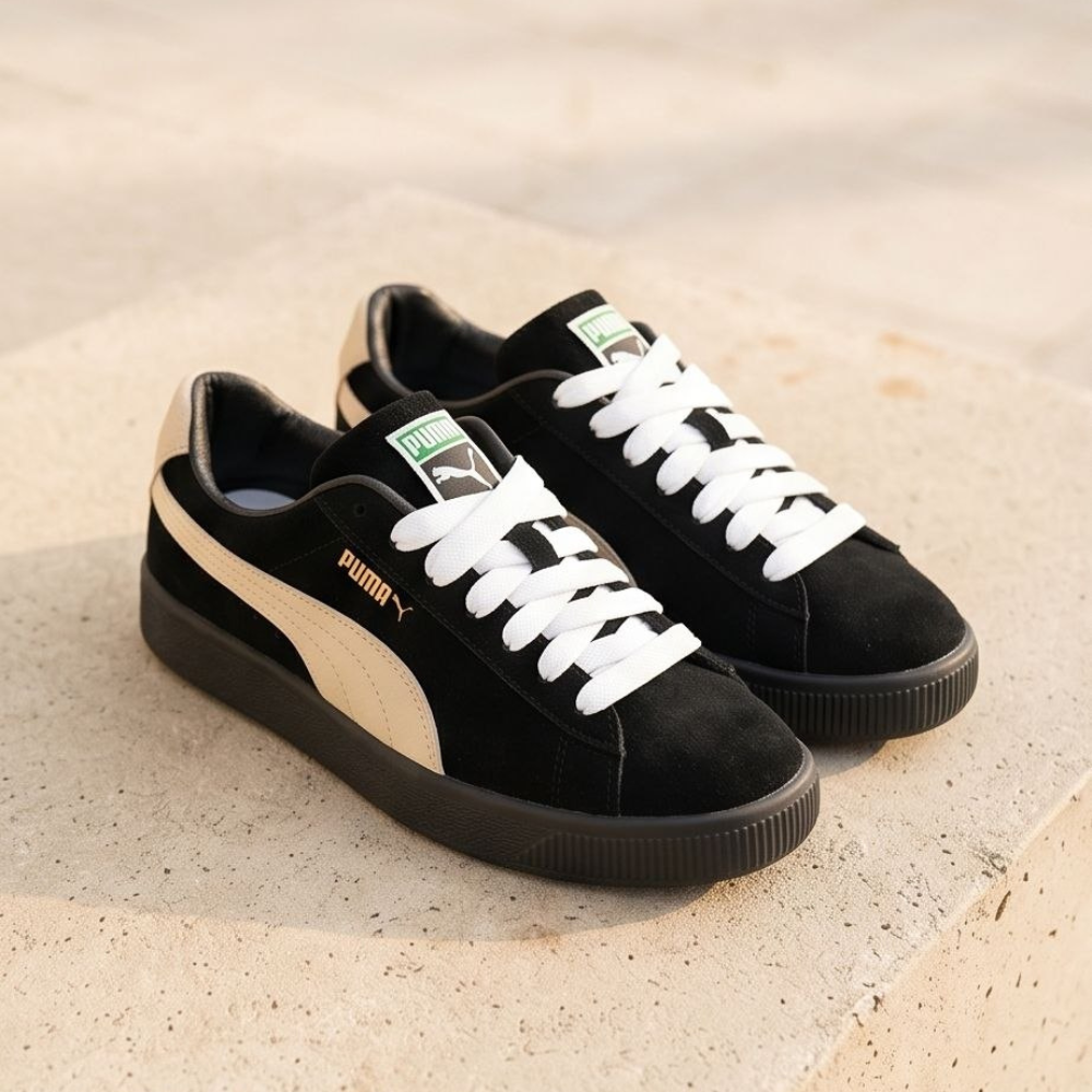 Women’s Suede Flat Sneakers – Soft Casual Style 👟✨
