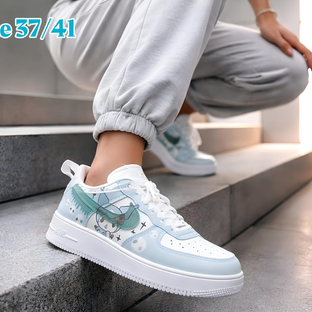 Sneaker نسائي ستايل Air Force – 3 ألوان مميزة – مريح وشيك