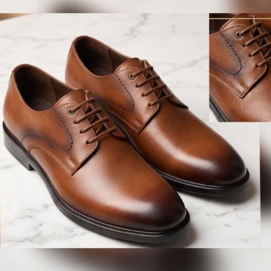 Men's Genuine Leather Classic Shoes – Premium Rubber Sole | Sizes 41-45 (2)
