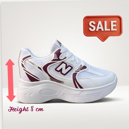 Women’s Wedge Sneakers – 8CM Elevation Style 👟✨ ( ML-1220)