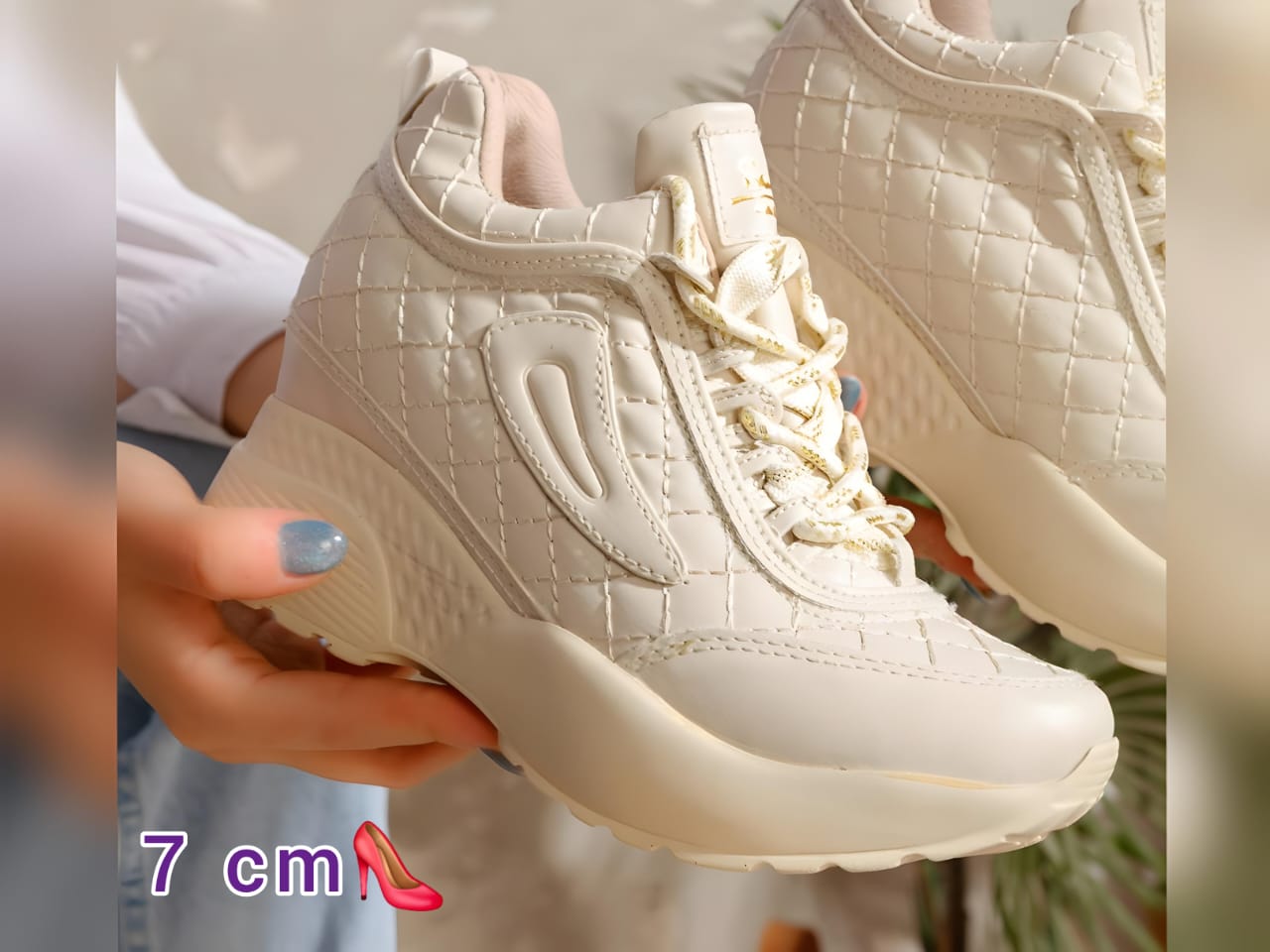 سنيكر ويدچ كعب 7 سم – 2026